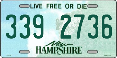 NH license plate 3392736