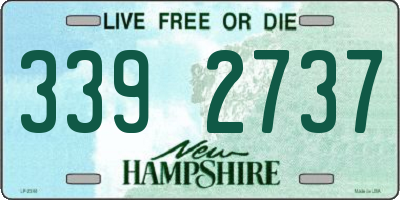 NH license plate 3392737