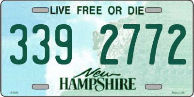 NH license plate 3392772