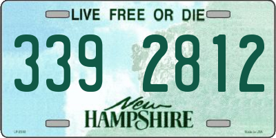 NH license plate 3392812
