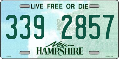 NH license plate 3392857