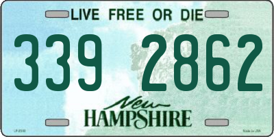 NH license plate 3392862