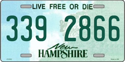 NH license plate 3392866