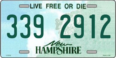 NH license plate 3392912