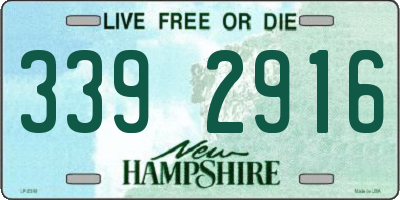 NH license plate 3392916