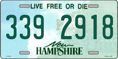 NH license plate 3392918