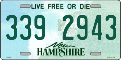 NH license plate 3392943
