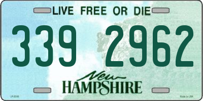 NH license plate 3392962