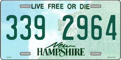 NH license plate 3392964