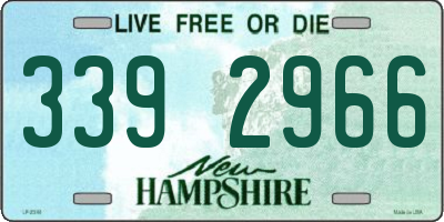 NH license plate 3392966