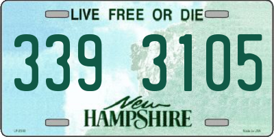 NH license plate 3393105