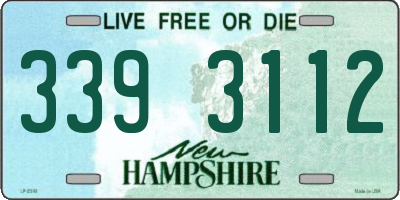 NH license plate 3393112
