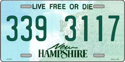 NH license plate 3393117