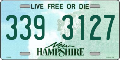 NH license plate 3393127