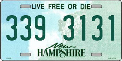 NH license plate 3393131