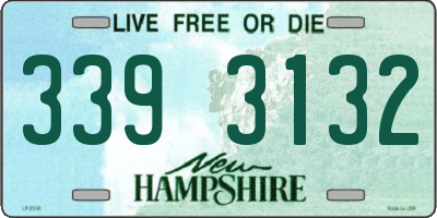 NH license plate 3393132