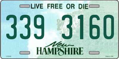 NH license plate 3393160