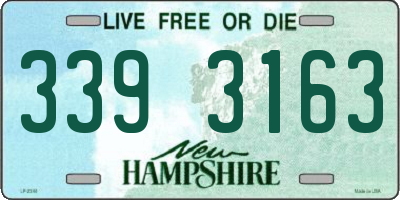 NH license plate 3393163