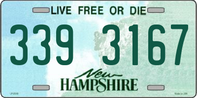 NH license plate 3393167