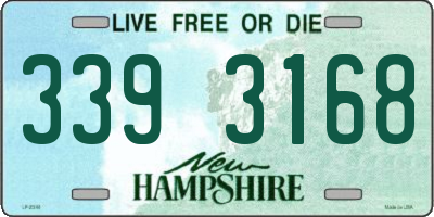 NH license plate 3393168