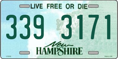 NH license plate 3393171