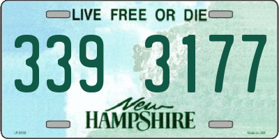 NH license plate 3393177