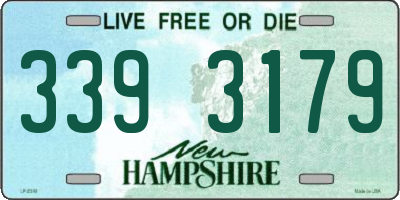 NH license plate 3393179