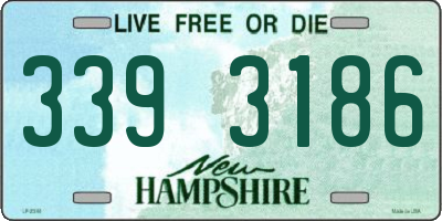 NH license plate 3393186
