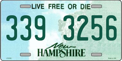 NH license plate 3393256