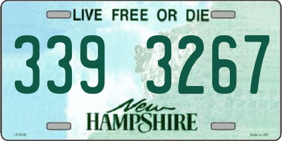 NH license plate 3393267