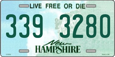 NH license plate 3393280