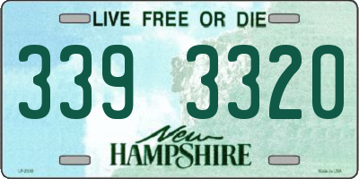 NH license plate 3393320