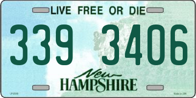 NH license plate 3393406
