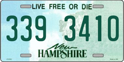 NH license plate 3393410