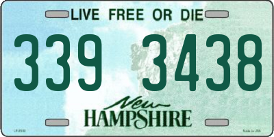 NH license plate 3393438