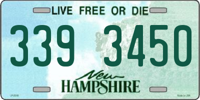 NH license plate 3393450