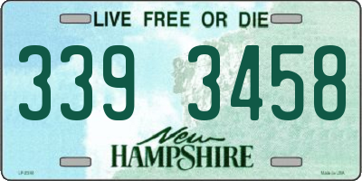 NH license plate 3393458