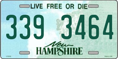 NH license plate 3393464