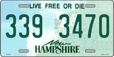 NH license plate 3393470