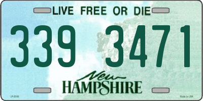 NH license plate 3393471
