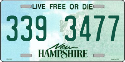 NH license plate 3393477