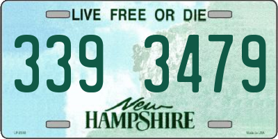 NH license plate 3393479