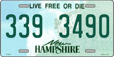 NH license plate 3393490