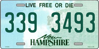 NH license plate 3393493