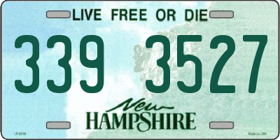 NH license plate 3393527