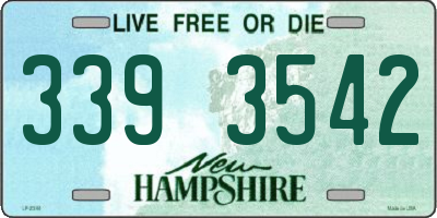 NH license plate 3393542