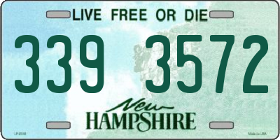 NH license plate 3393572