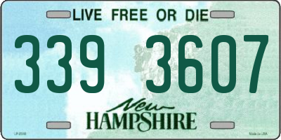 NH license plate 3393607