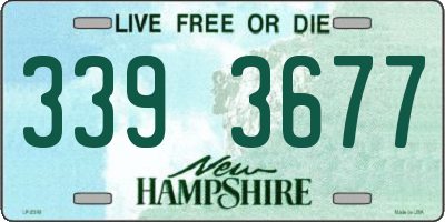 NH license plate 3393677