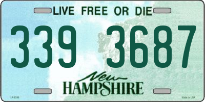 NH license plate 3393687